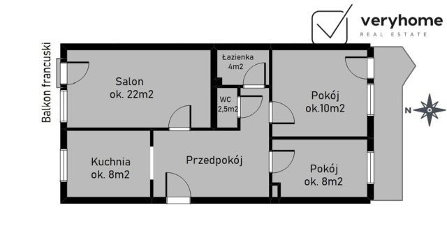 Mieszkanie 3-pokojowe Kraków Czyżyny, os. Dywizjonu 303. Zdjęcie 9