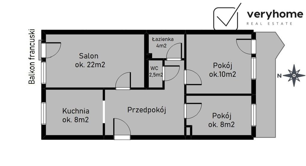 Mieszkanie 3-pokojowe Kraków Czyżyny, os. Dywizjonu 303. Zdjęcie 9