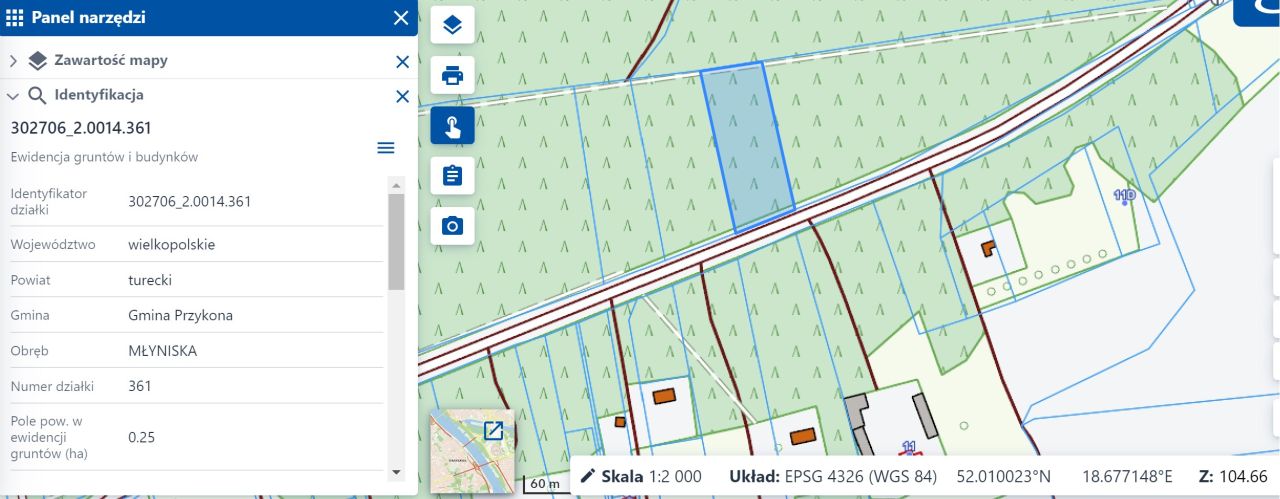 Działka leśna Młyniska. Zdjęcie 3