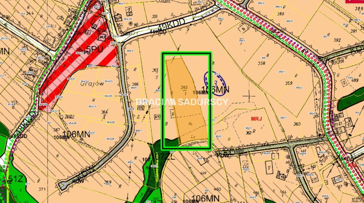 Działka budowlana Grajów. Zdjęcie 4