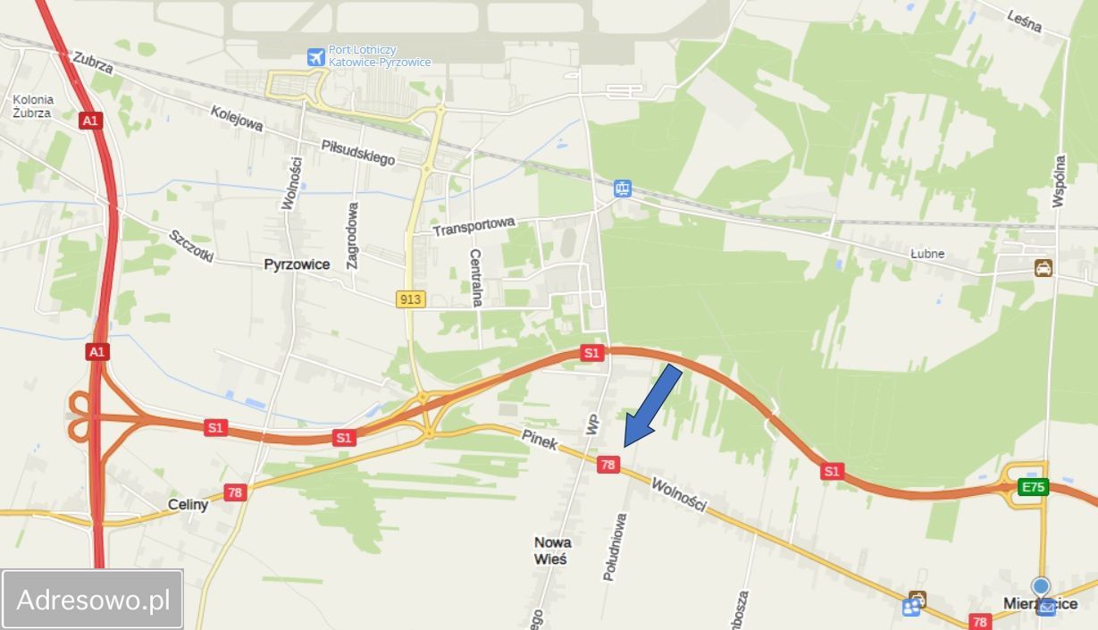 Działka inwestycyjna Nowa Wieś, ul. Wojska Polskiego. Zdjęcie 3