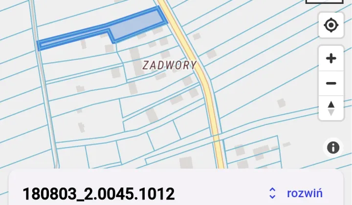 Działka rolno-budowlana Brzyska Wola Zadwory