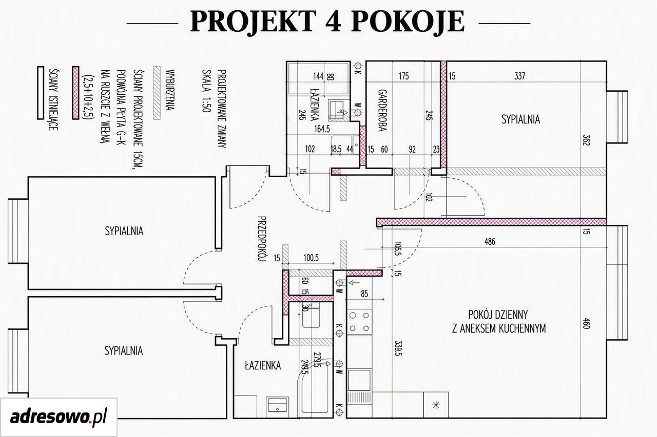 Mieszkanie 3-pokojowe Warszawa Mokotów, ul. Zygmunta Modzelewskiego. Zdjęcie 22