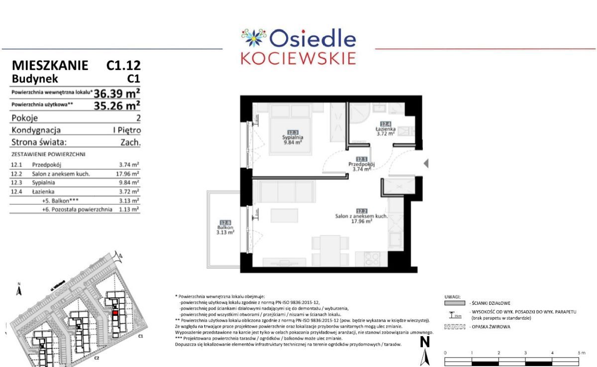 Mieszkanie 2-pokojowe Tczew. Zdjęcie 13