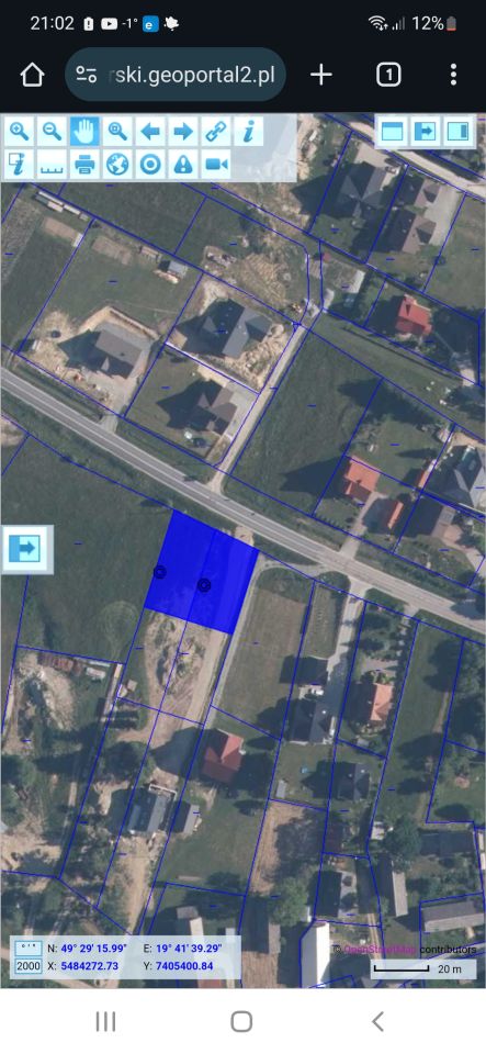 Działka budowlana Jabłonka, ul. Babiogórska. Zdjęcie 3