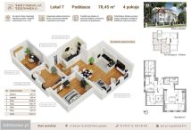 Mieszkanie 3-pokojowe Ośno Lubuskie, ul. Rzepińska. Zdjęcie 4