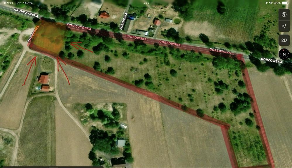 Działka budowlana Deszczno. Zdjęcie 4