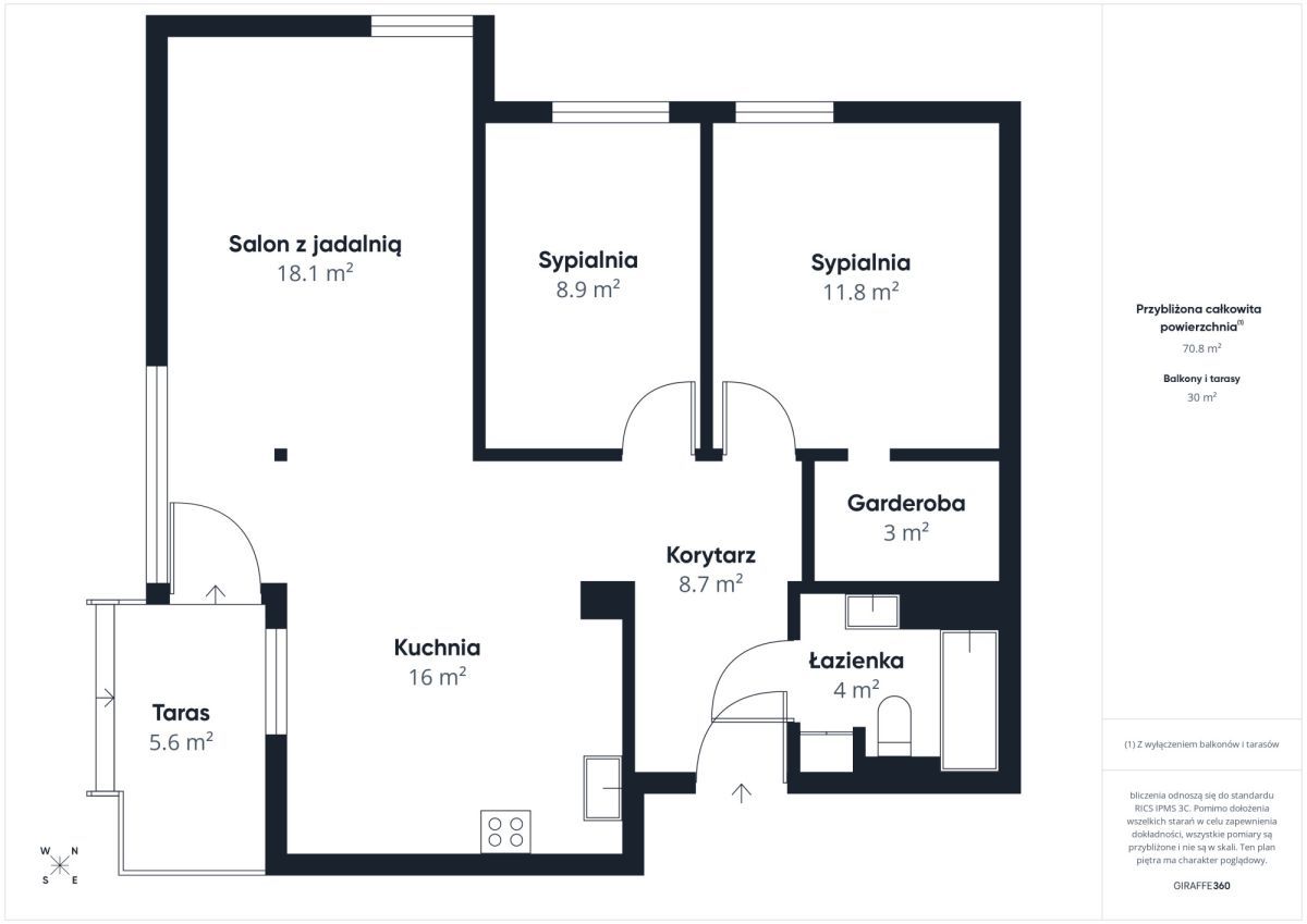 Mieszkanie 3-pokojowe Parzniew, ul. Działkowa. Zdjęcie 18