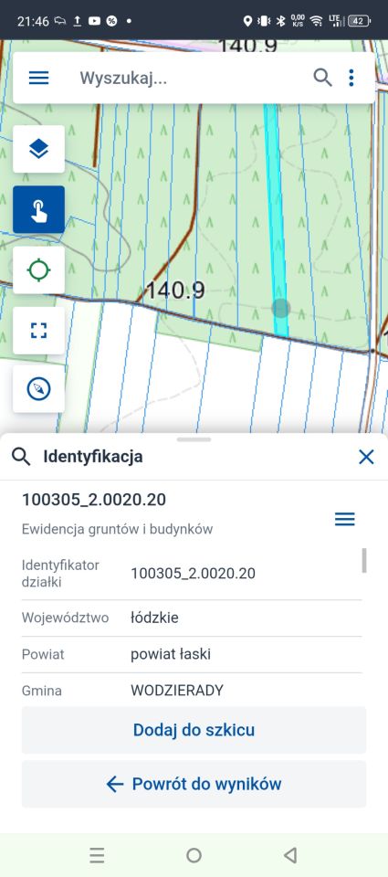 Działka leśna Przyrownica. Zdjęcie 1