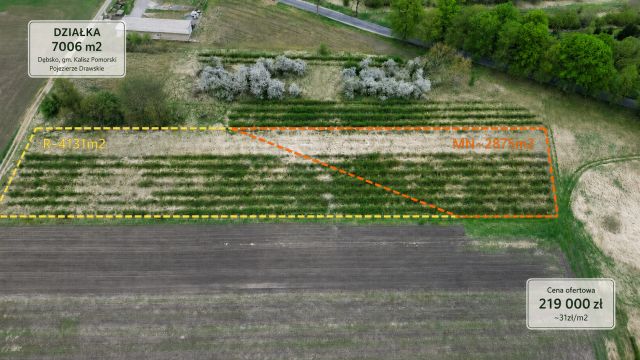 Działka rolno-budowlana Dębsko, Dębsko. Zdjęcie 1