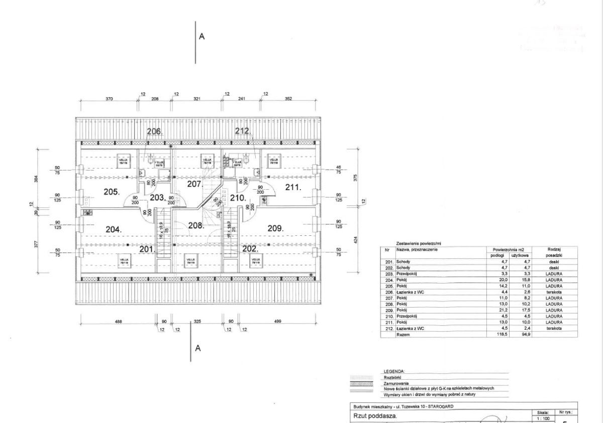 kamienica, 10 pokoi Starogard Gdański Centrum, ul. Tczewska. Zdjęcie 22