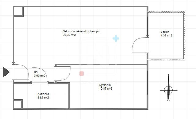 Mieszkanie 2-pokojowe Warszawa Mokotów, ul. Hilarego Koprowskiego. Zdjęcie 12