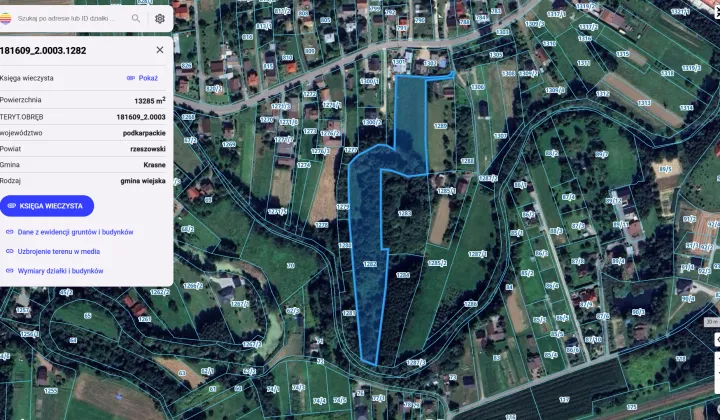 Działka inwestycyjna Palikówka