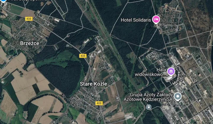 Działka budowlana Stare Koźle, ul. ks. Antoniego Połomskiego