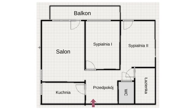 Mieszkanie 3-pokojowe Warszawa Grochów, al. Jerzego Waszyngtona. Zdjęcie 1