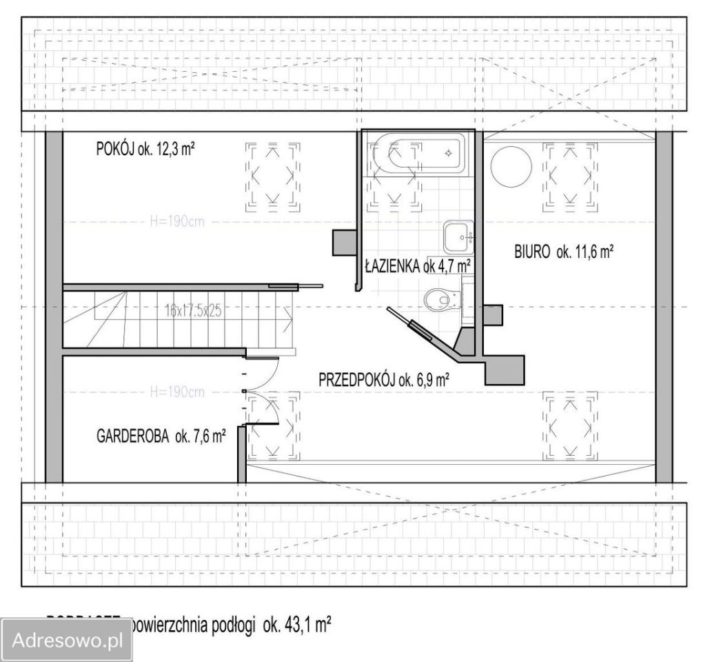 Mieszkanie 4-pokojowe Siechnice, ul. Jarzębinowa. Zdjęcie 14
