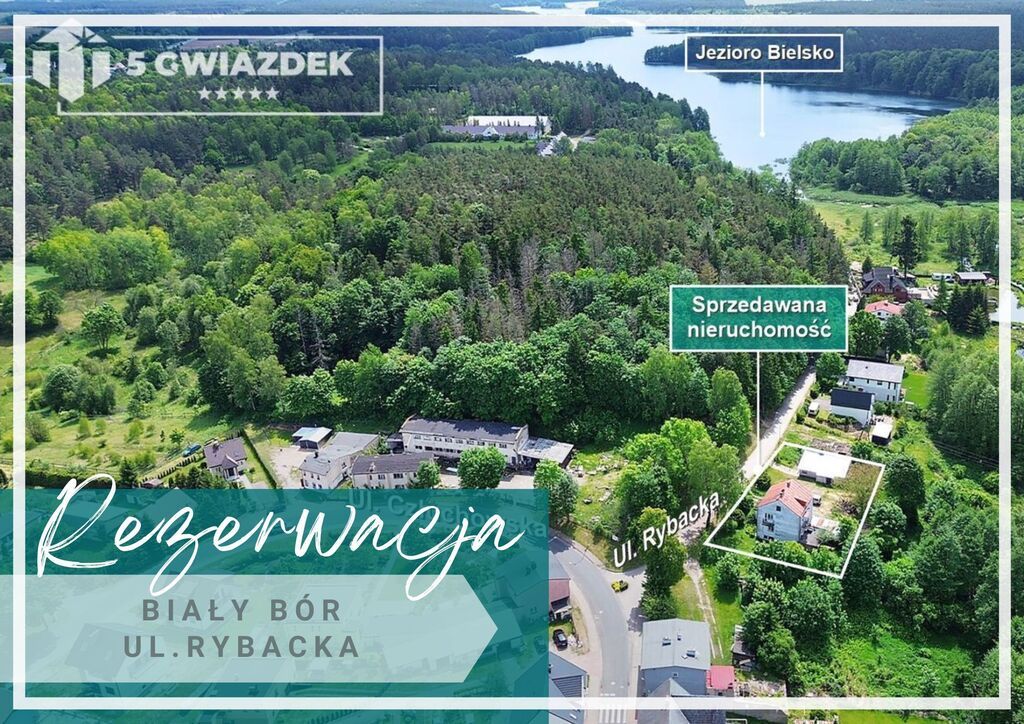 dom wolnostojący, 6 pokoi Biały Bór, ul. Rybacka. Zdjęcie 1