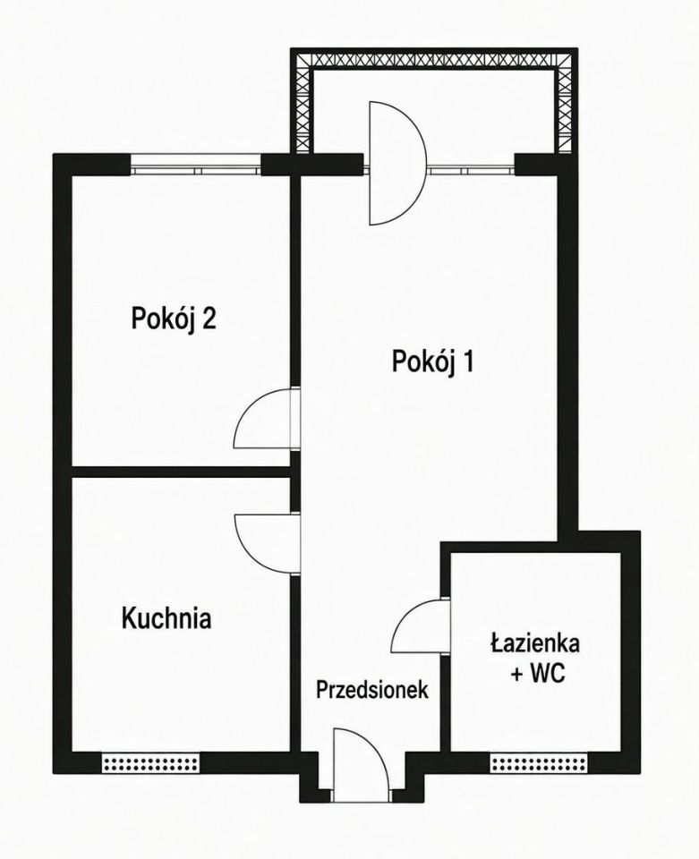 Mieszkanie 2-pokojowe Opole Zaodrze, ul. Zwycięstwa. Zdjęcie 8