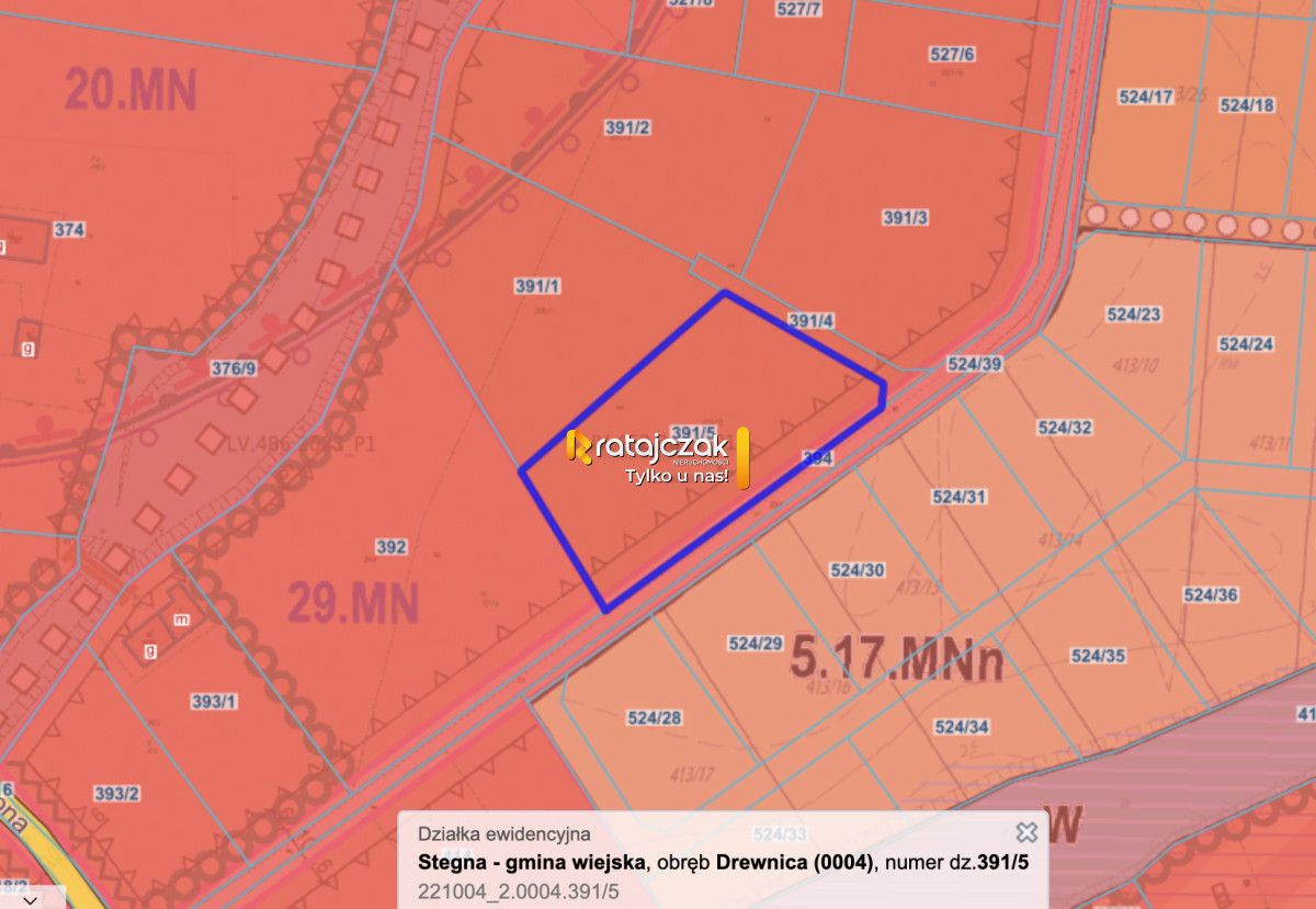 Działka budowlana Drewnica, ul. Zielona. Zdjęcie 1
