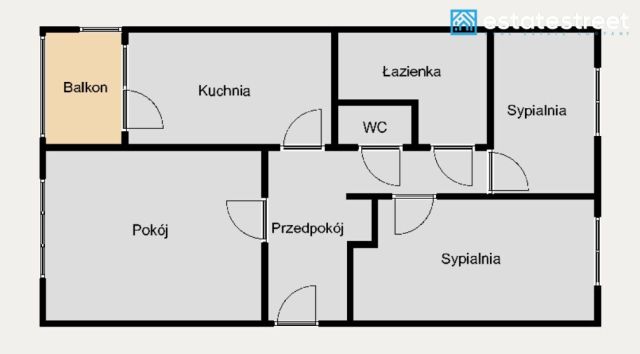 Mieszkanie 3-pokojowe Kraków Krowodrza, ul. Kazimierza Wielkiego. Zdjęcie 14