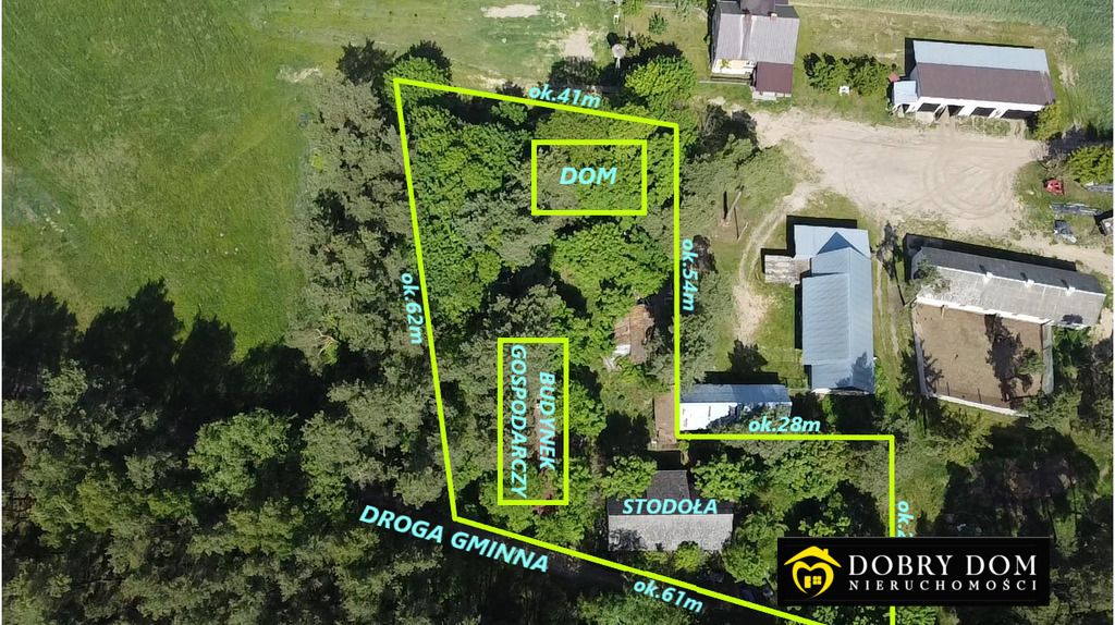 dom wolnostojący, 2 pokoje Boguszewo