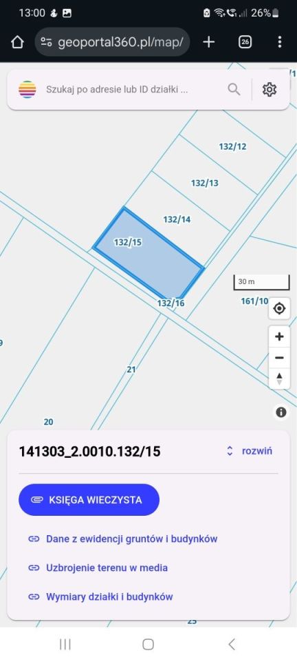 Działka budowlana Parcele Łomskie. Zdjęcie 2