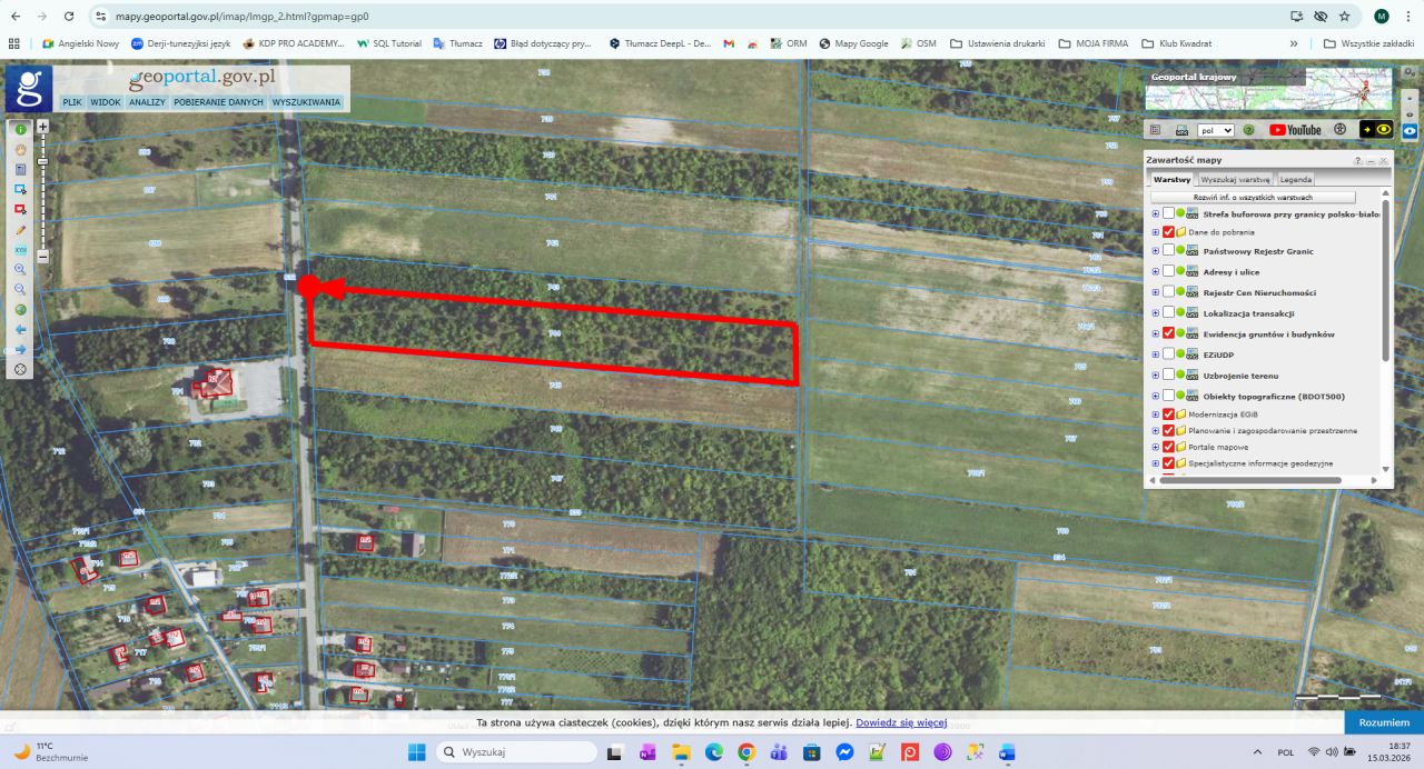 Działka rolna Włodowice, ul. Żarecka. Zdjęcie 6