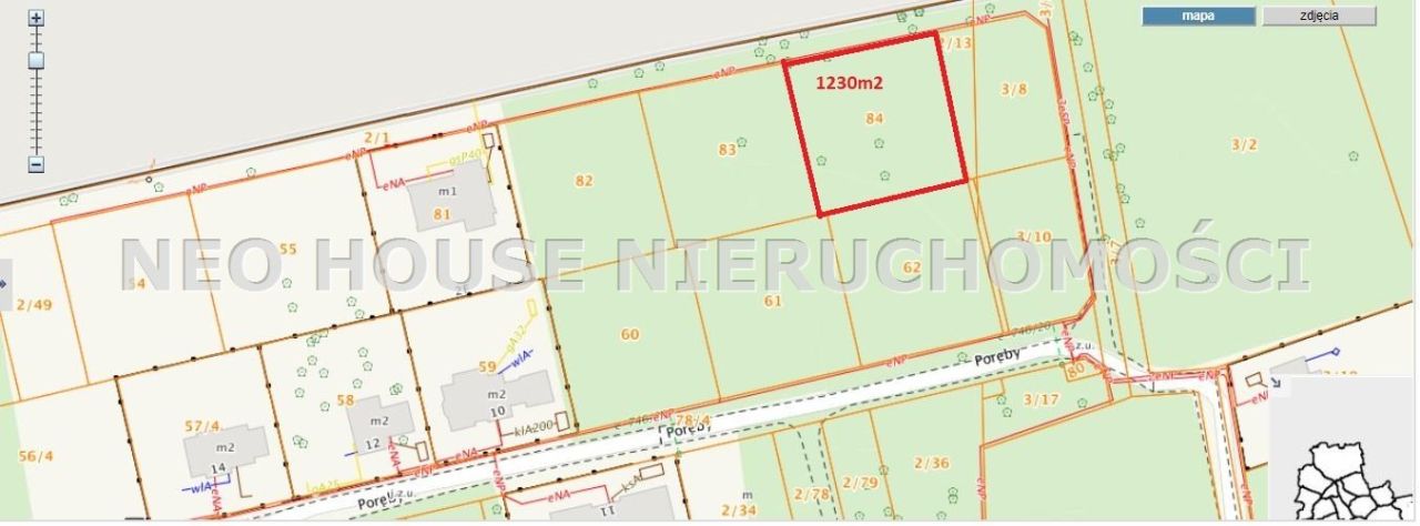 Działka budowlana Warszawa Białołęka, ul. Poręby. Zdjęcie 13