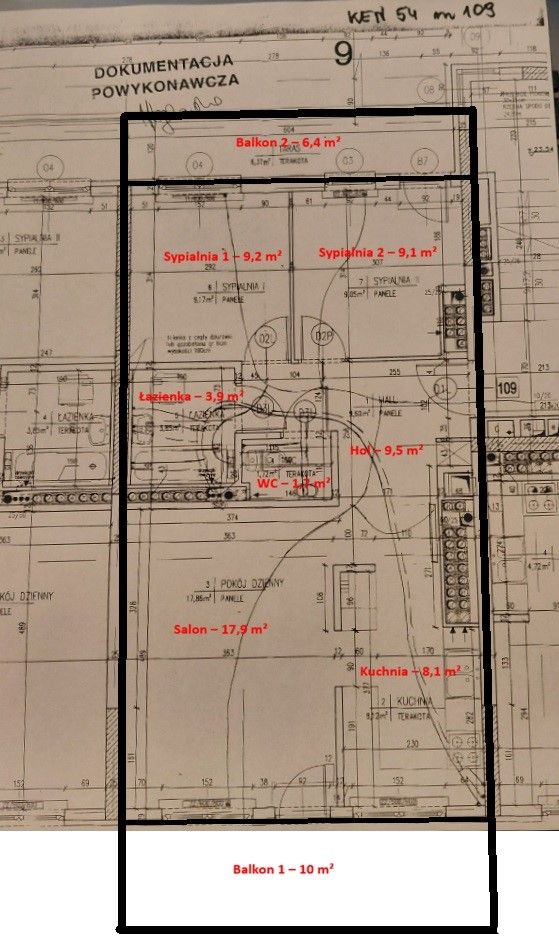 Mieszkanie 3-pokojowe Warszawa Ursynów, al. Komisji Edukacji Narodowej. Zdjęcie 17
