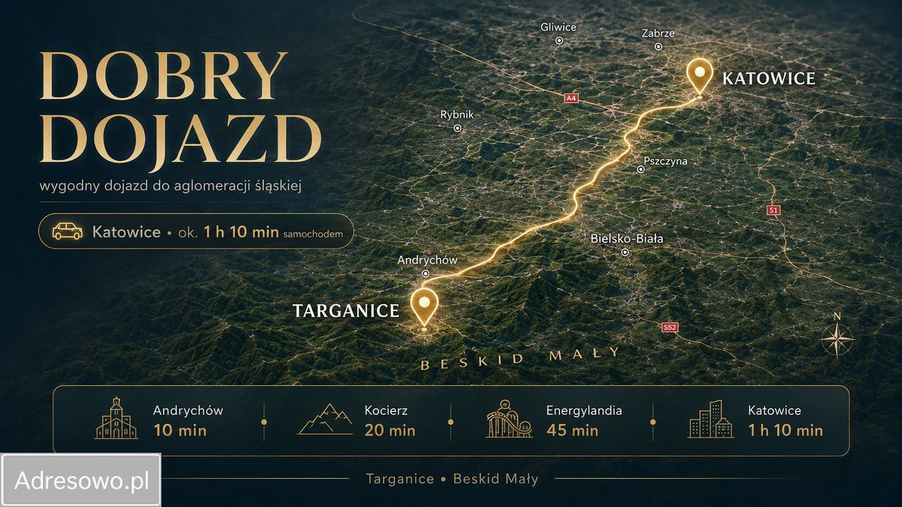 dom wolnostojący, 4 pokoje Targanice. Zdjęcie 4