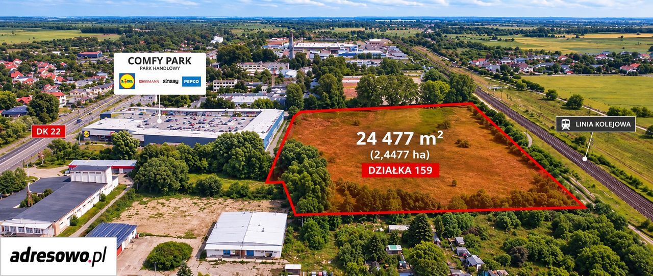 Działka inwestycyjna Malbork Piaski, ul. Koszykowa. Zdjęcie 1