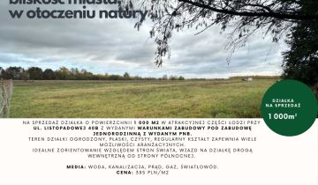 Działka budowlana Łódź Widzew, ul. Listopadowa