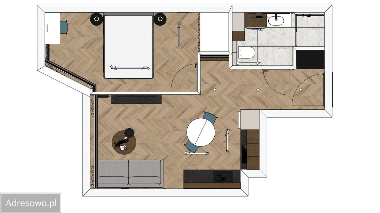 Mieszkanie 2-pokojowe Warszawa Białołęka. Zdjęcie 9