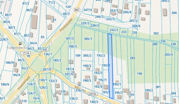 Działka budowlana Zamość Majdan, ul. Majdan