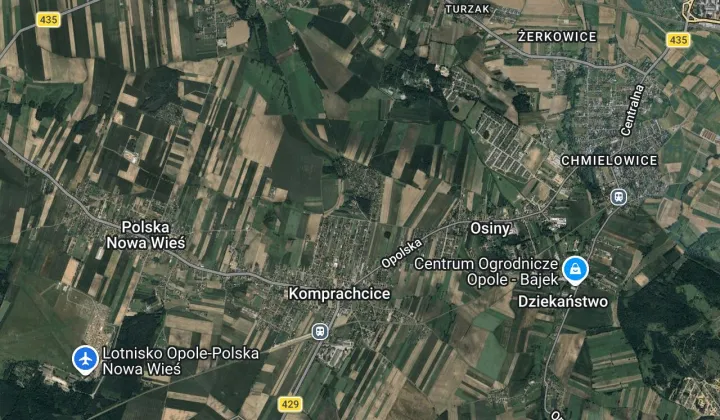 Działka rod Komprachcice, ul. Cmentarna