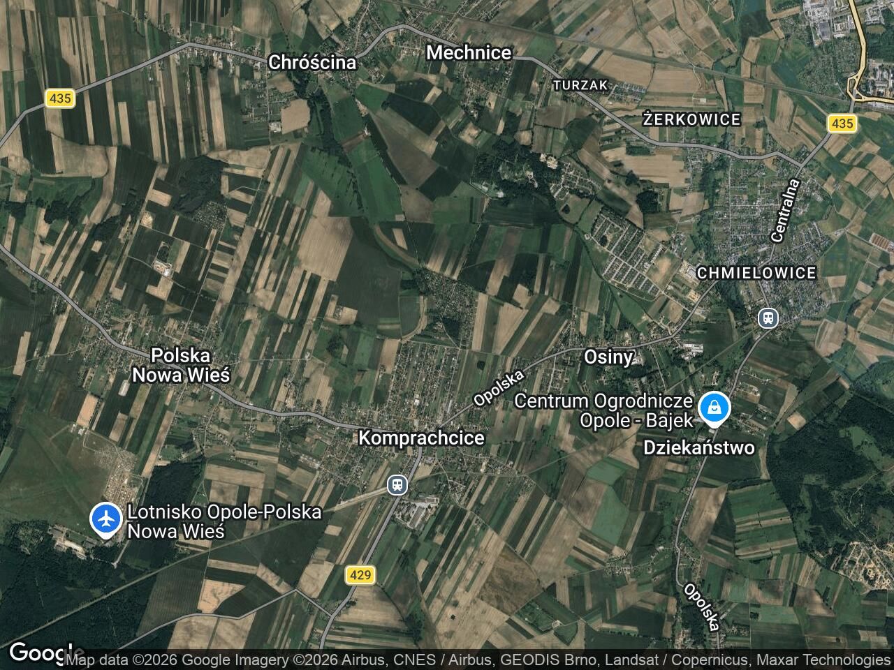 Działka rod Komprachcice, ul. Cmentarna. Zdjęcie 1