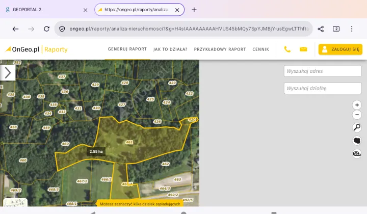 Działka inna Glinik Charzewski, Glinik Charzewski