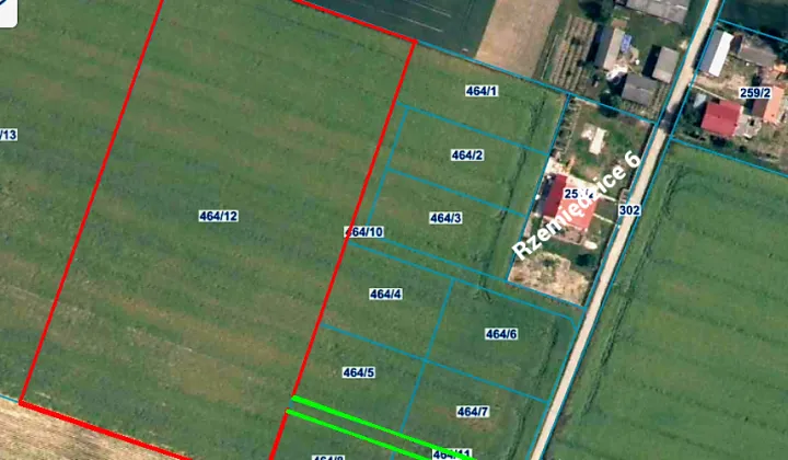 Działka rolna Rzemiędzice