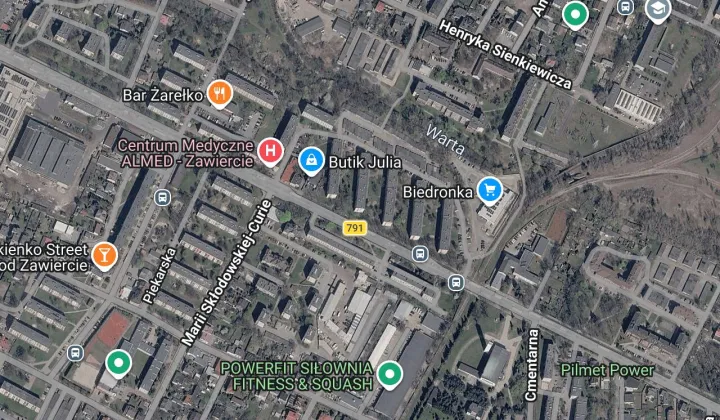 Mieszkanie 2-pokojowe Zawiercie Centrum, ul. Ignacego Paderewskiego