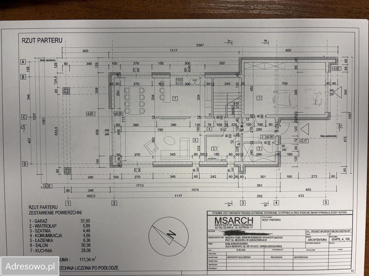 Działka budowlana Leboszowice, ul. Miodowa. Zdjęcie 2