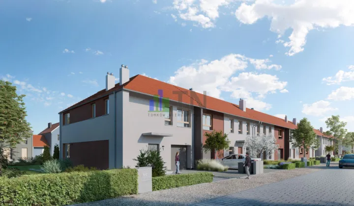 dom szeregowy, 4 pokoje Dobrzykowice