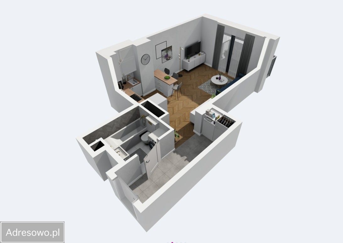 Mieszkanie 1-pokojowe Warszawa Ursus, ul. Posag 7 Panien. Zdjęcie 2