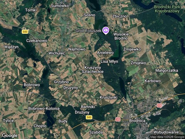 Działka budowlana Kruszyny Szlacheckie. Zdjęcie 1