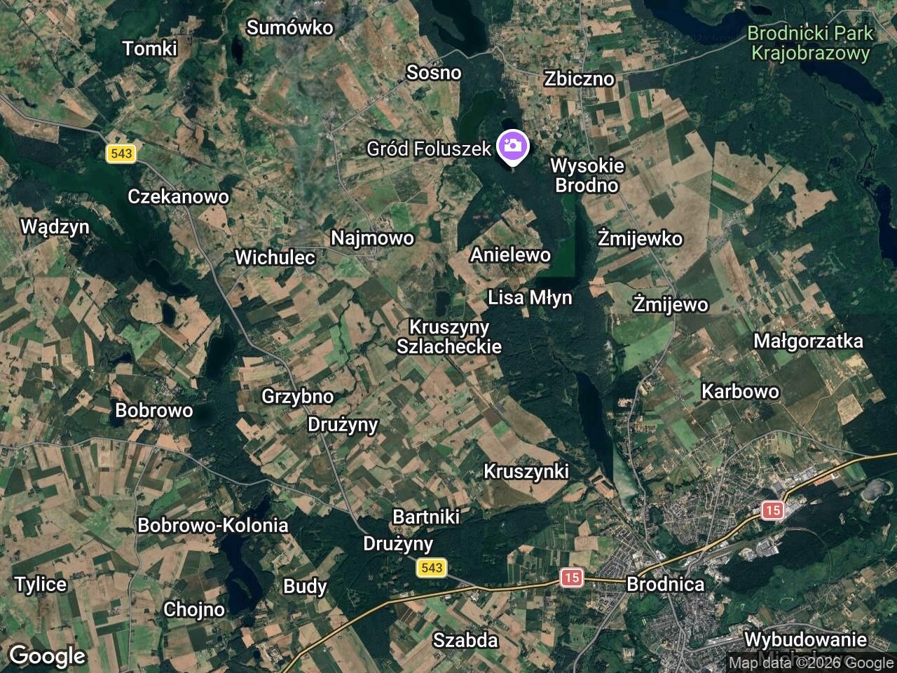 Działka budowlana Kruszyny Szlacheckie. Zdjęcie 1