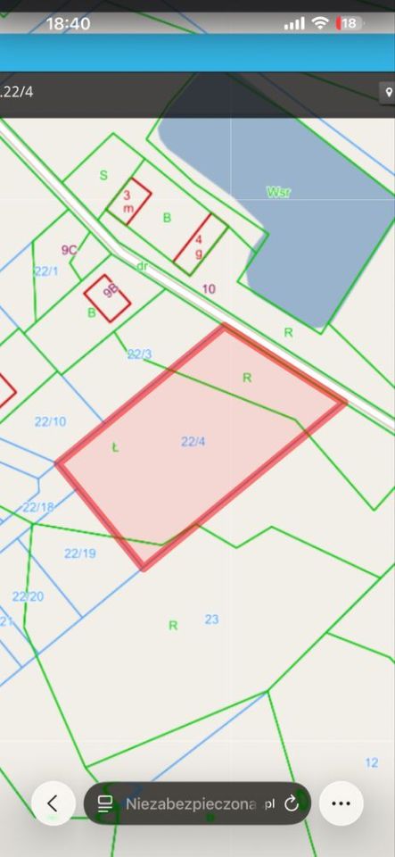 Działka budowlana Pysząca