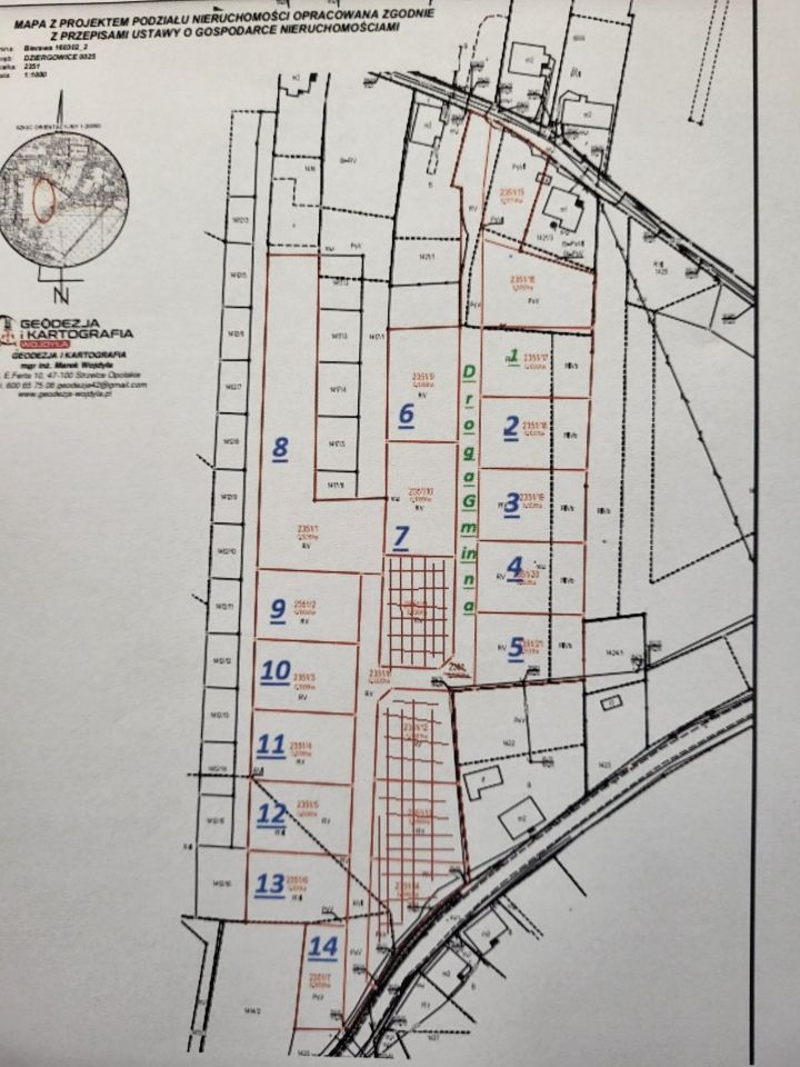 Działka budowlana Dziergowice