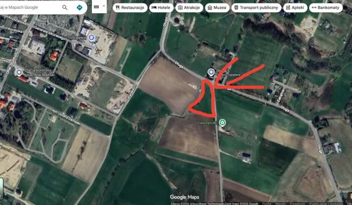 Działka inwestycyjna Luzino