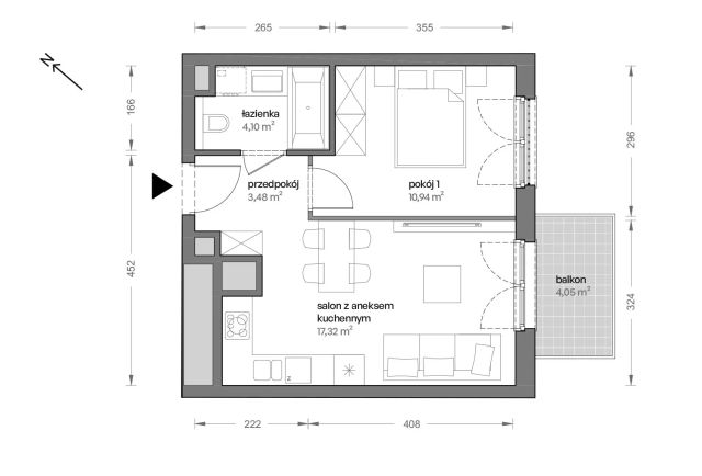 Mieszkanie 2-pokojowe Katowice Brynów, ul. Ceglana. Zdjęcie 7