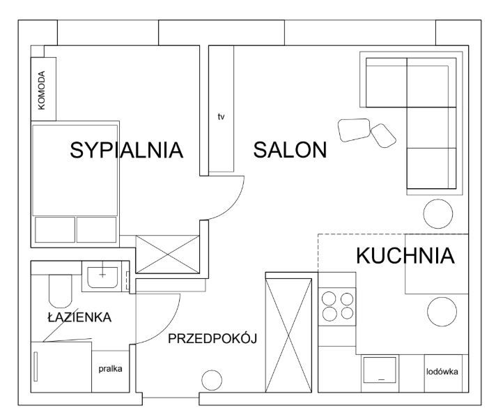 Mieszkanie 2-pokojowe Łódź Bałuty, ul. Lutomierska. Zdjęcie 16