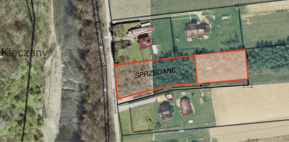 Działka budowlana Klęczany. Zdjęcie 2